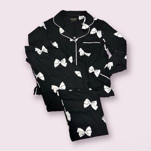 Kate Spade Black Bow Pajama Set